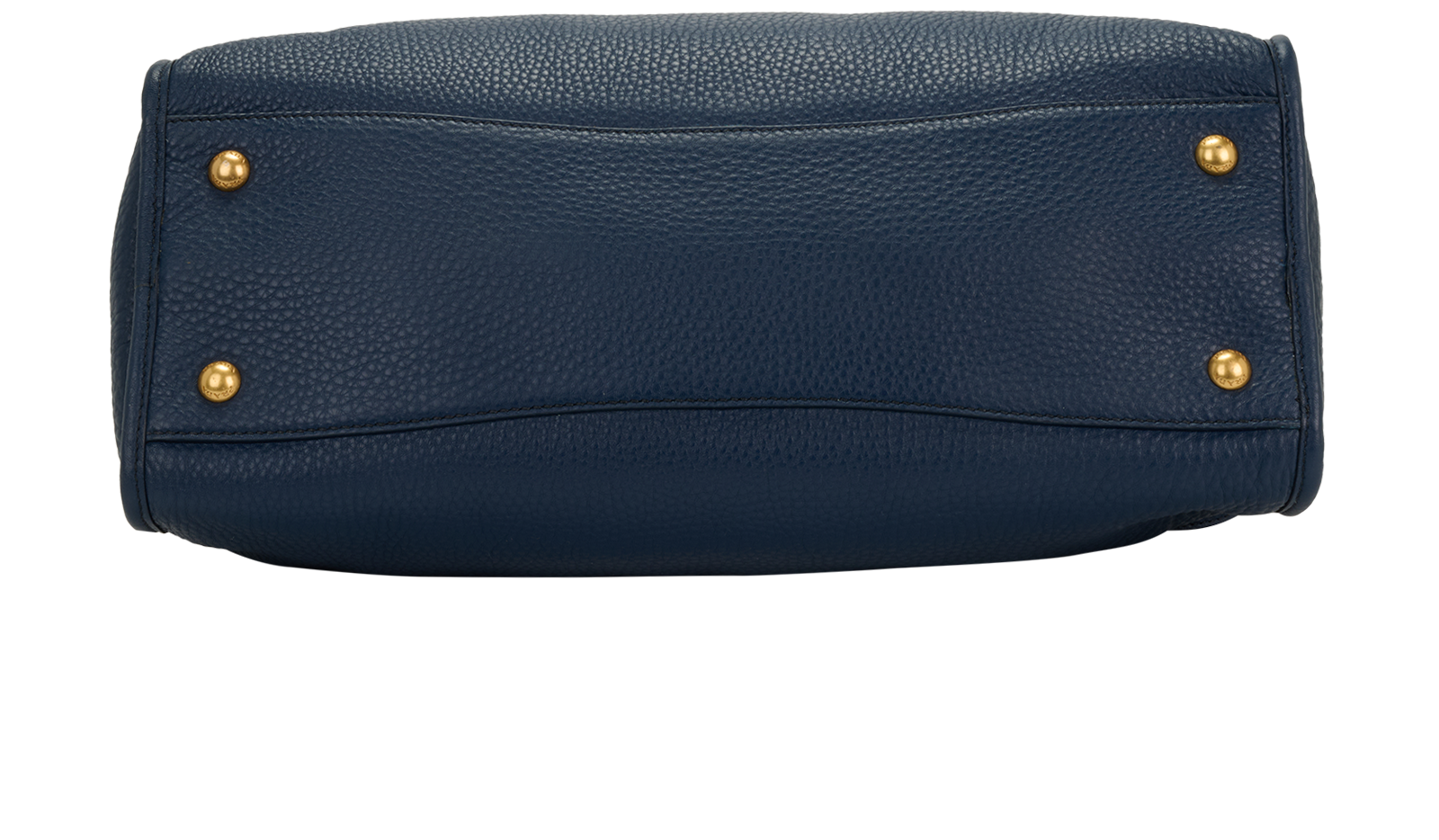 Vitello Daino Tote, &pound;450, Handbags, Blue, Leather, Top view